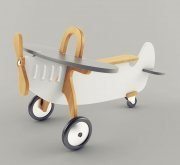Wooden airplane toy