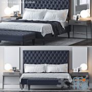 The Sofa and Chair Company classic bed