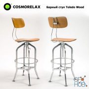 Cosmo relax Bar stool Toledo wood