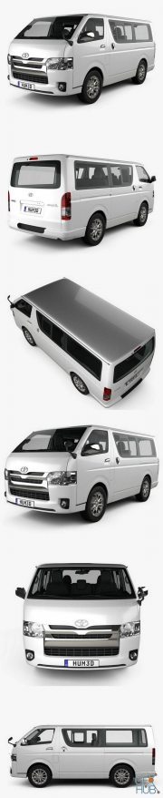 Toyota Hiace LWB Combi with HQ interior 2013