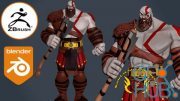 Udemy – Sculpting Stylized character Kratos In Zbrush
