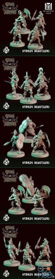 Minotaur Hybrids – 3D Print