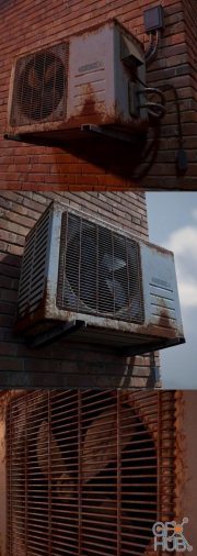 Rusted AC Outdoor Unit