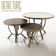 Elverdi coffee table by Deniz Tunc