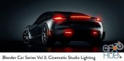 CG Fast Track – Blender Car Series Vol 3 Cinematic Studio Lighting