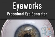Cubebrush – EyeWorks Procedural Eye Generator for Substance Designer and Painter