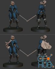 Greater Good Anime Figurine (Based On Robot Jones Concept) – 3D Print