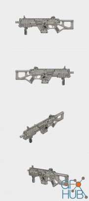 Titanfall 2 Car smg – 3D Print