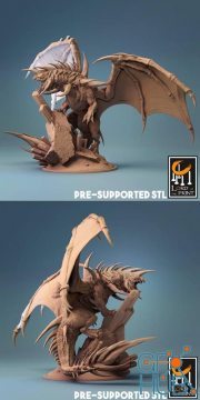 Elder Crystal Dragon – 3D Print