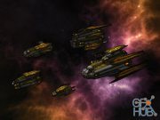 Unity Asset – Etherium Starship Fleet Package v1.0