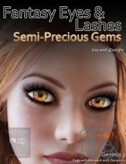 Fantasy Eyes – Semi Precious Gems and Lashes