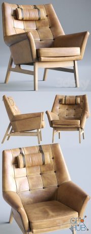 Glimminge Lounge Chair by Kindt-Larsen