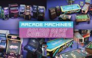Cubebrush – Arcade Machines Props COMBO PACK [UE4+Raw]