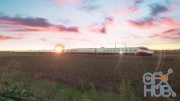 MotionArray – A Train At Sunset 1029690