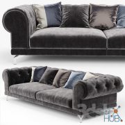 Capitone modern sofa