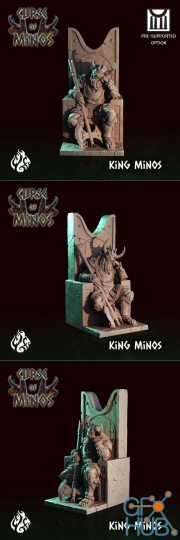 King Minos – 3D Print