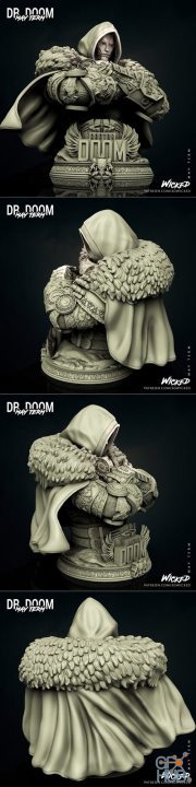Dr. Doom Bust – 3D Print