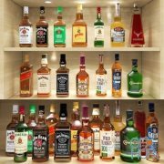 Bar set whiskey