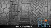 ArtStation – 20 Tileable Brick Wall Alphas