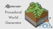 Skillshare – Blender 3D: Create a Procedural Minecraft World From Scratch