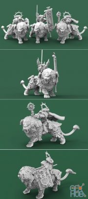 Angelic Lion Knights – 3D Print