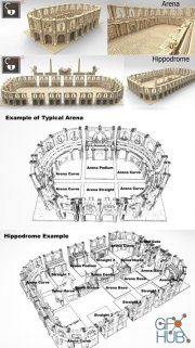 Arena-Hippodrome – 3D Print