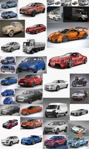 Car 3D Models Bundle July 2022