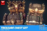 Unity Asset – Treasure Chest Set – Animated