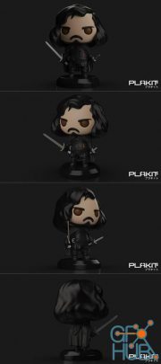 PlaKit Game Of Thrones Jon Snow – 3D Print