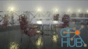 Unreal Engine – Animated Rain/Waterdrop Material
