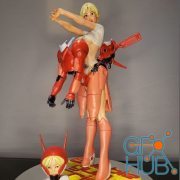 Bubblegum Crisis Mecha girl V3 – 3D Print