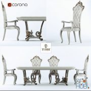 Dining Group Turri Baroque (max 2012 Corona)
