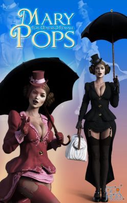 Daz3D, Poser: Mary Pops for G3 females