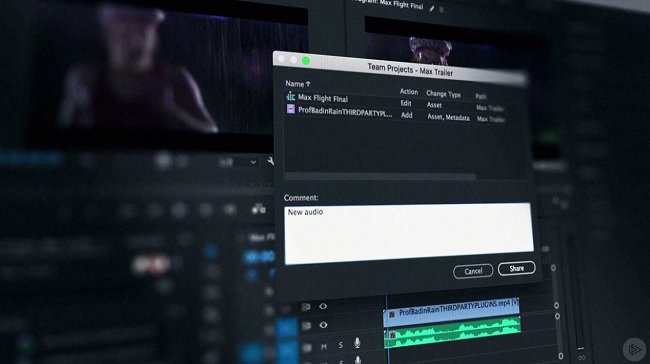 After Effects and Premiere Pro CC Team Projects