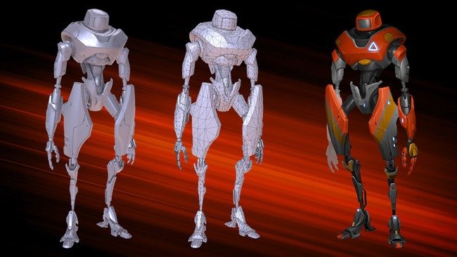 CGCookie – Modeling a Robot Game Character