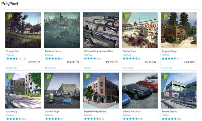 Unreal Engine Marketplace – PolyPixel VaultCache Pack
