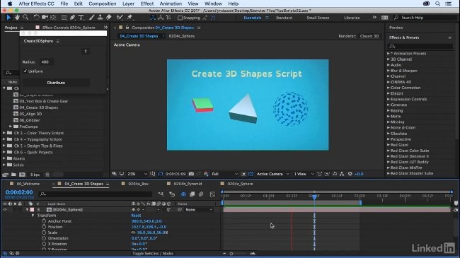 Lynda – After Effects Scripts & Tips: 2 Design Theory & Animation