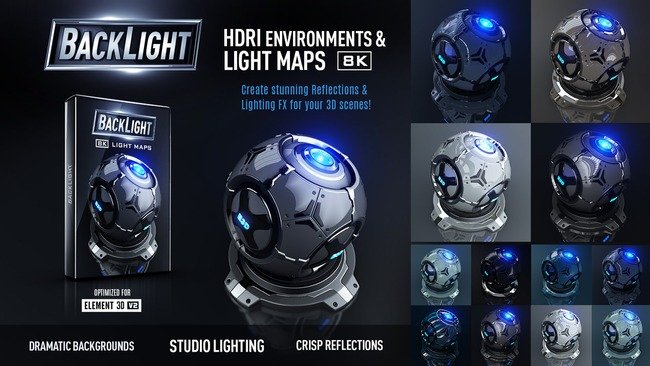 Video Copilot – BackLight: 8K Environments & Light Maps