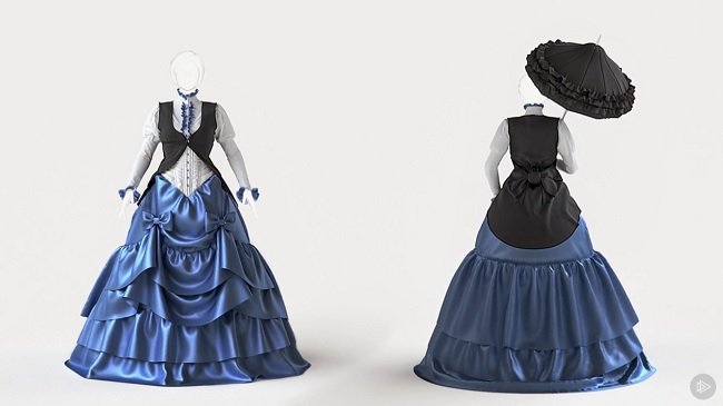 Creating a Victorian Style Gown with Marvelous Designer