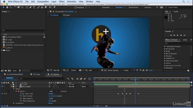 Lynda, After Effects CC 2018, Training, Motion Graphics, video tutorial
