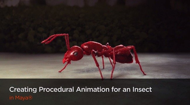 Creating Procedural Animation for an Insect in Maya