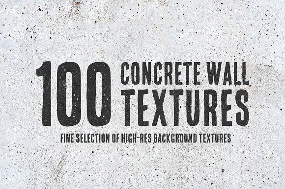 Creativemarket – 100 Concrete Wall Textures Bundle