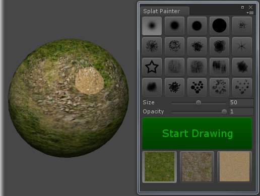 Unity Asset – Splat Painter v1.09