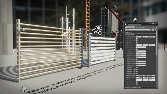 Unreal Engine Marketplace – Impromptu Procedural Ladders