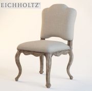 Dining chair Devonshire With Lion Off White Linen by Eichholtz