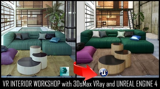 Udemy – Unreal Engine 4 VR Interior Tour with 3DsMax VRay
