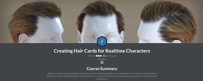 Creating Hair Cards for Realtime Characters