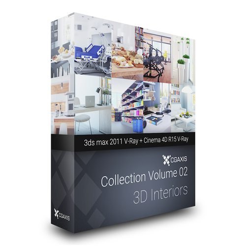 CGAxis Collection 3D Interiors Volume 2