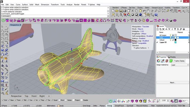 t spline for rhino 6