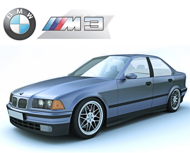 Bmw e36 3d модель